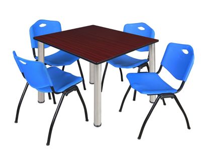 Product color Mahogany/Chrome/Blue