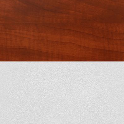 Image showing  Kee Round Breakroom Table with 4 M Stack Chairs, 48 in., Gray