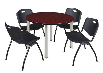 Product color Mahogany/Chrome/Black