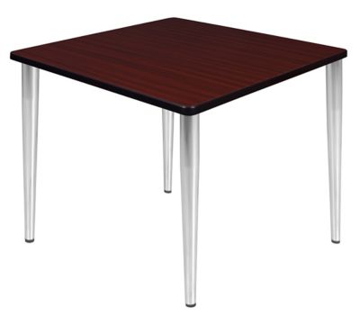 Regency Kahlo 36 in. Square Breakroom Table Top, Chrome Tapered Legs -  TPL3636MHCM