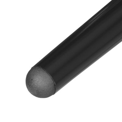 Image showing  Kahlo Round Tapered Leg Breakroom Table Top, 48 in., Black