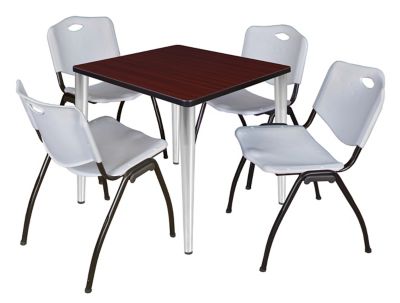 Product color Mahogany/Chrome/Grey