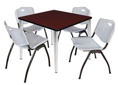 Product color Mahogany/Chrome/Grey