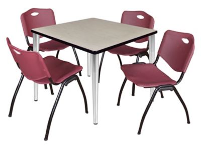 Product color Maple/Chrome/Burgundy