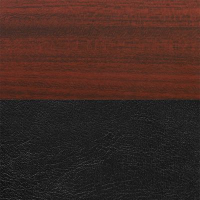 Image showing  Kahlo Round Breakroom Table with 4 Restaurant Stack Chairs, 36 in., Chrome