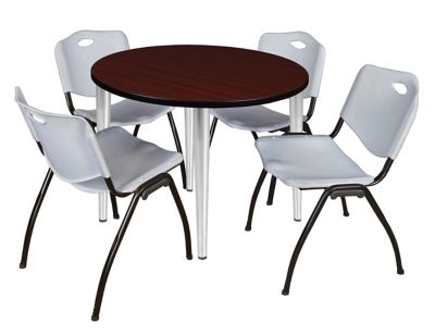 Product color Mahogany/Chrome/Grey