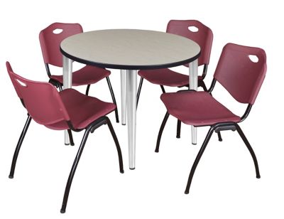 Product color Maple/Chrome/Burgundy