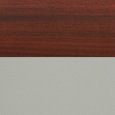 Image showing  Kahlo Square Breakroom Table with 4 Zeng Stack Chairs, 42 in., Black/Gray