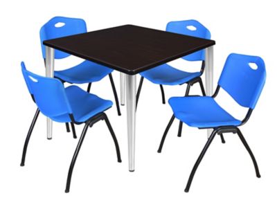 Product color Mahogany/Chrome/Blue