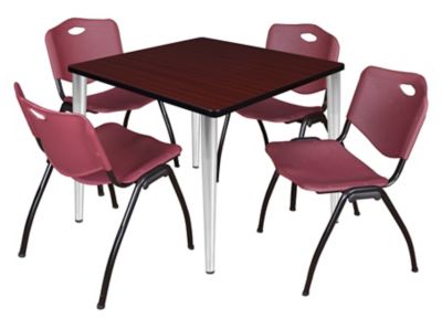 Product color Mahogany/Chrome/Burgundy