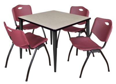 Product color Maple/Black/Burgundy