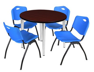 Product color Mahogany/Chrome/Blue