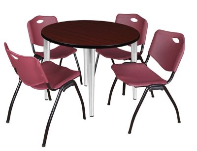 Product color Mahogany/Chrome/Burgundy