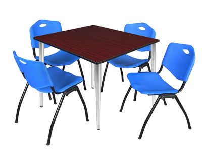 Product color Mahogany/Chrome/Blue