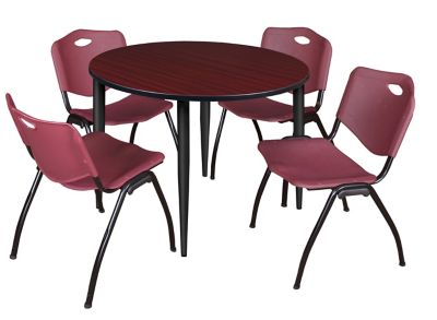 Product color Mahogany/Black/Burgundy