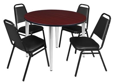 Product color Mahogany/Chrome/Black