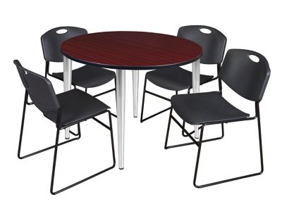 Product color Mahogany/Chrome/Black