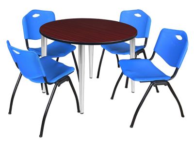Product color Mahogany/Chrome/Blue