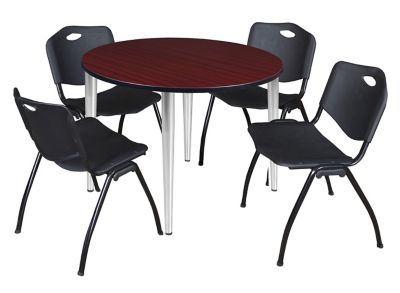 Product color Mahogany/Chrome/Black