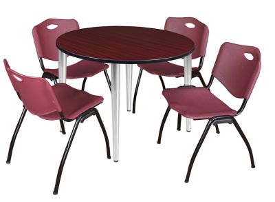 Product color Mahogany/Chrome/Burgundy