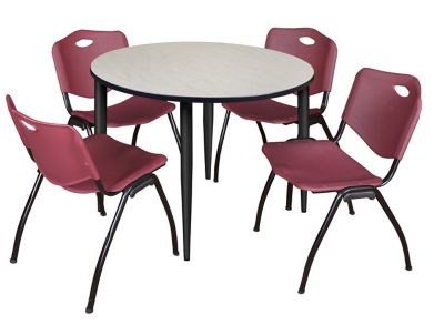 Product color Maple/Black/Burgundy
