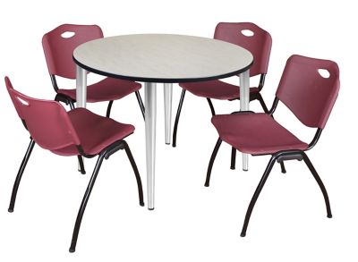 Product color Maple/Chrome/Burgundy