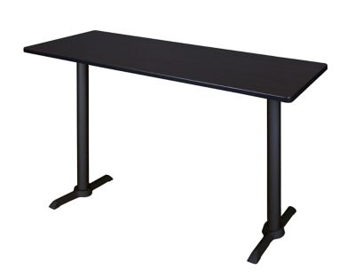 Regency Cain 60 x 24 in. Steel T-Base Cafe Training Seminar Table