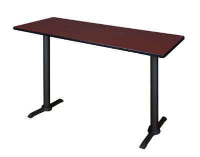 Regency Cain Steel T-Base Cafe Training Seminar Table, 66 in. x 24 in.