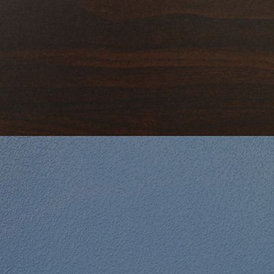 Image showing  Cain T-Base Training Seminar Table with 2 Zeng Chairs, 48 in. x 24 in., Blue