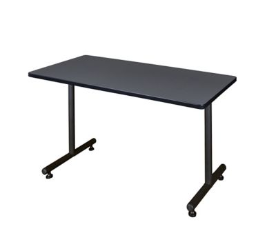 Regency Kobe 48 x 24 in. Steel T-Base Training Seminar Table GY