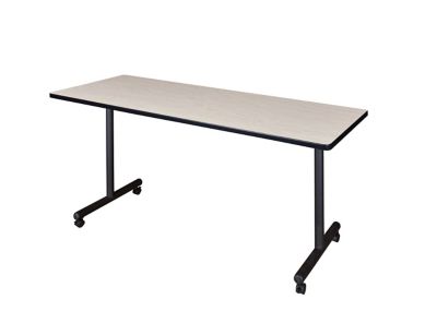 Regency Kobe 60 x 24 in. Mobile T-Base Training Seminar Table PL