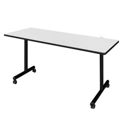 Regency Kobe 60 x 24 in. Mobile T-Base Training Seminar Table