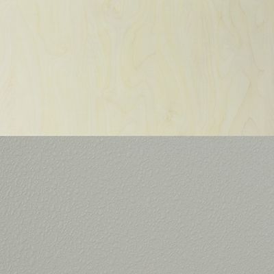 Image showing  Kobe 48 x 30 in. T-Base Training Seminar Table & 2 Grey Zeng Stack Chairs GY