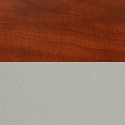 Image showing  Kobe 48 x 24 in. Mobile T-Base Training Table & 2 Grey Zeng Stack Chairs