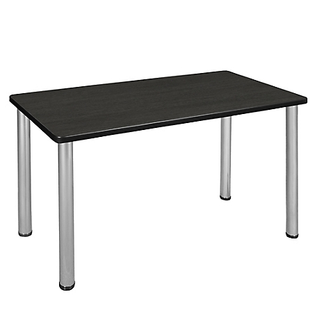 Regency Kee 42 x 24 in. Training Seminar Table with Chrome Legs