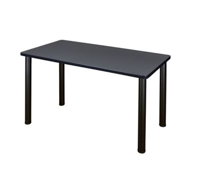 Regency Kee Training Seminar Table, 42 in. x 24 in., Black