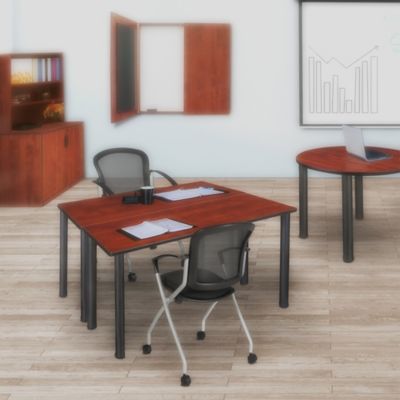 Image showing  Kee Training Seminar Table, 48 x 24in., Black