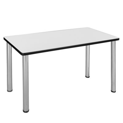 Regency Kee Training Seminar Table, 48 in. x 24 in., Chrome