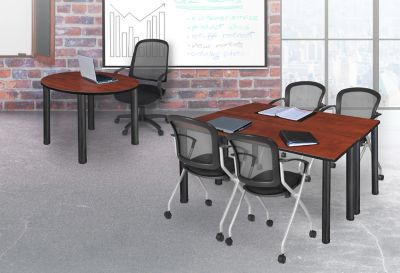 Image showing  Kee Training Seminar Table, 60 in. x 24 in., Black