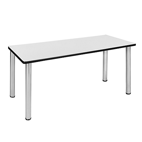 Regency Kee 66 x 24 in. Training Seminar Table with Chrome Legs