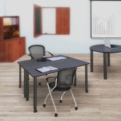 Image showing 1 th Regency Kee Mobile Training Seminar Table, 48 in. x 24 in.