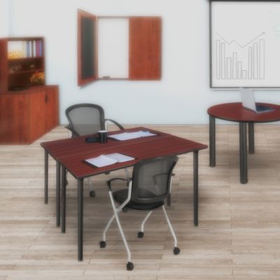 Image showing 1 th Regency Kee Folding Training Seminar Table, 42 x 24in.