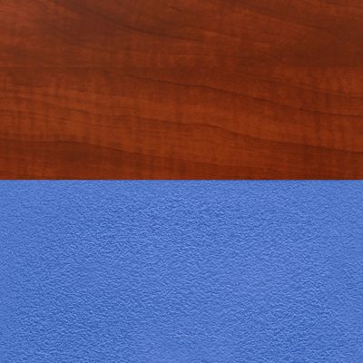 Image showing  Kee Training Table with 2 M Stack Chairs, 60 in. x 24 in., Black/Blue