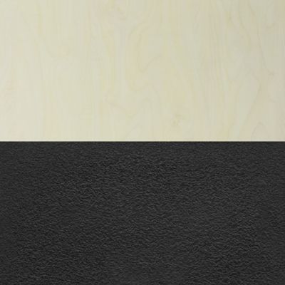 Image showing  Kee Training Table with 2 M Stack Chairs, 60 in. x 24 in., Black/Black