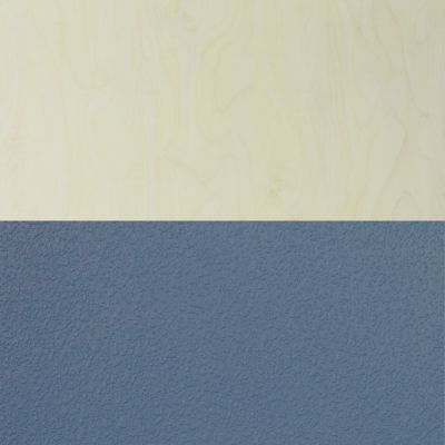 Image showing  Kee Training Table with 2 Zeng Chairs, 72 in. x 24 in., Black/Blue