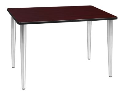 Regency Kahlo 42 x 24 in. Training Seminar Table, Chrome Tapered Legs