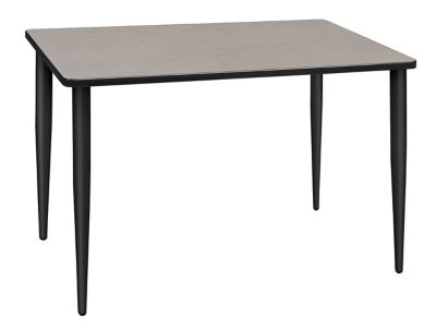 Regency Kahlo 42 x 24 in. Training Seminar Table, Black Tapered Legs