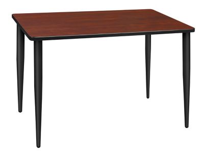 Image showing  Kahlo Tapered Leg Training Seminar Table, 48 x 24in., Black