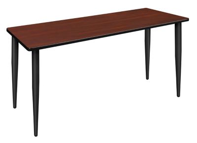 Regency Kahlo Tapered Leg Training Seminar Table, 66 in. x 24 in., Black