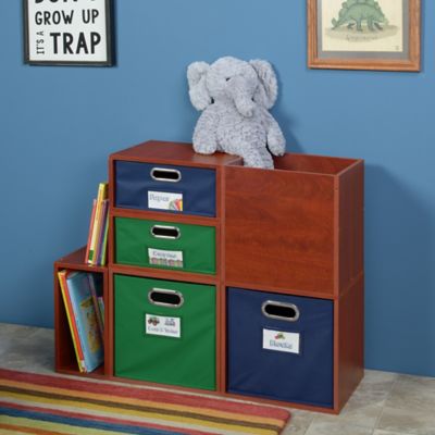 Image showing  Cubo Half-Size Stackable Bookshelf Storage Organization Cubes, 2-Pack